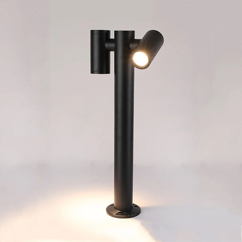 lampe de jardin double tête rotative éclairage créatif extérieur - vue 3 sur 7