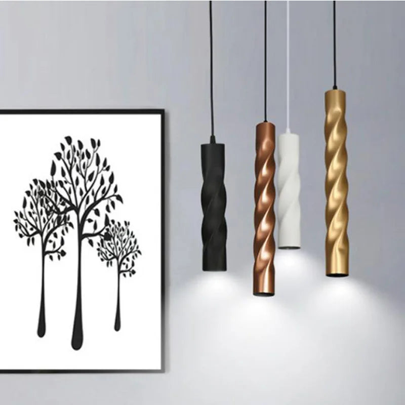 suspension led cylindrique à intensité variable pour décoration intérieure - vue 3 sur 10