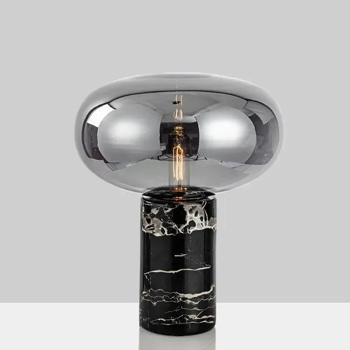 Minimalist Marble Decoration Desk Lamp Glass Desk Light for Bedroom - vue 4 sur 10