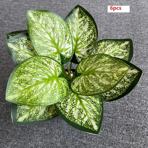 feuilles de phénix artificielles décoration verte en plastique - vue 32 sur 40