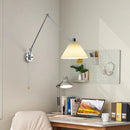 applique murale télescopique moderne bras basculant lampe rotative