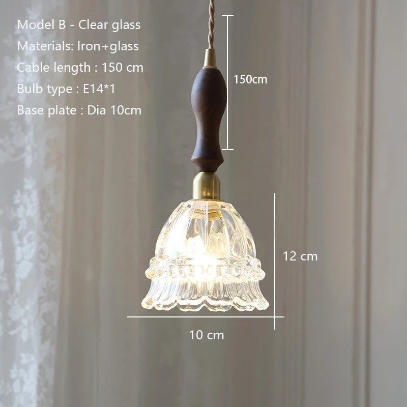 lustre moderne en verre pour éclairage intérieur vintage - vue 9 sur 12