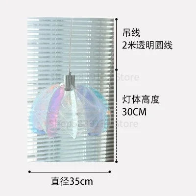 suspension en acrylique design nordique pour décoration moderne - vue 14 sur 14
