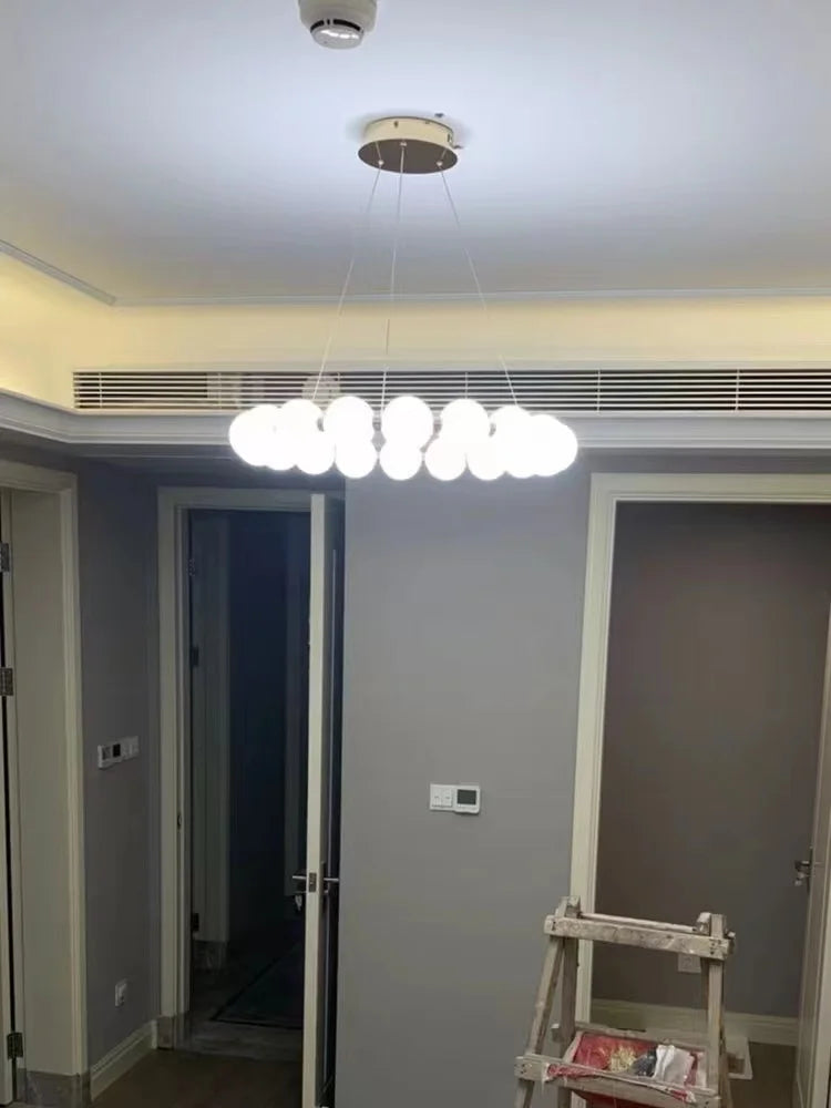 Lustre nordique en forme de haricot magique - vue 5 sur 19