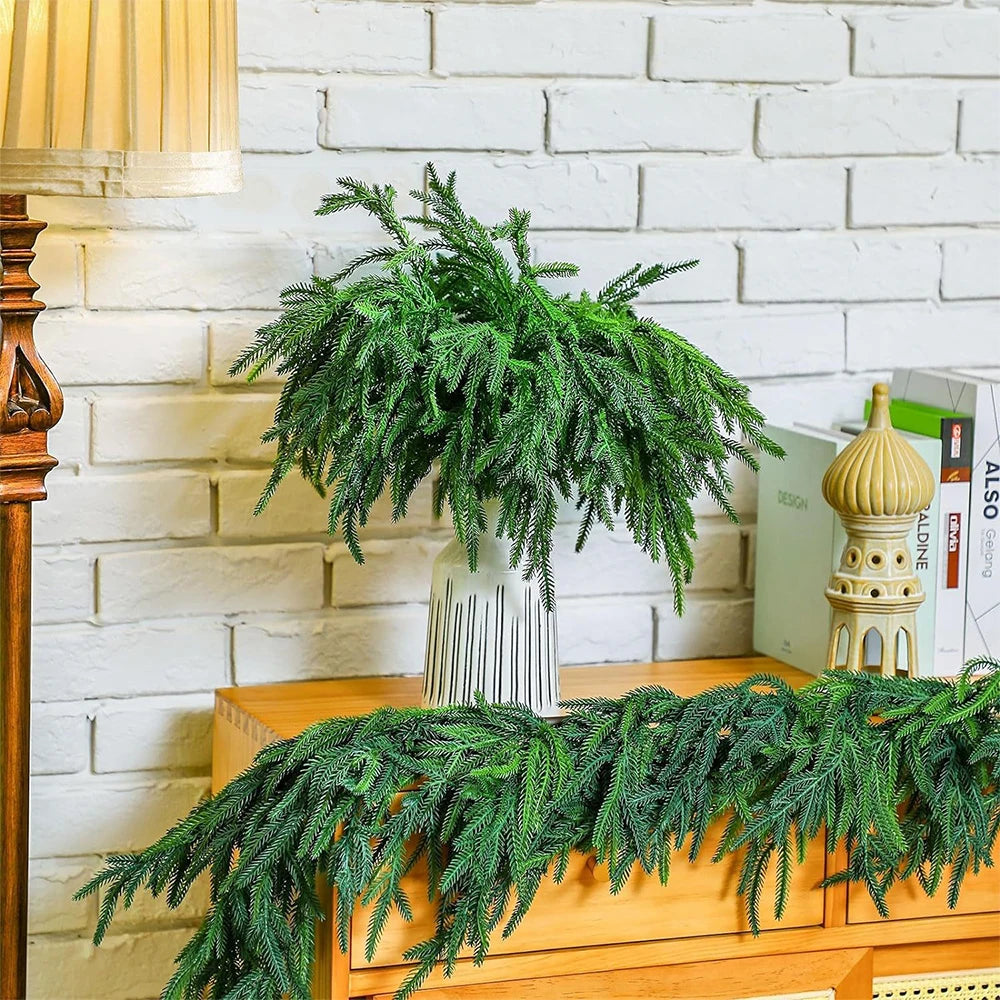 branche de pin artificielle pour décoration de noël à la maison - vue 3 sur 8