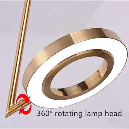 suspension design nordique anneau fer led décorative - vue 6 sur 8