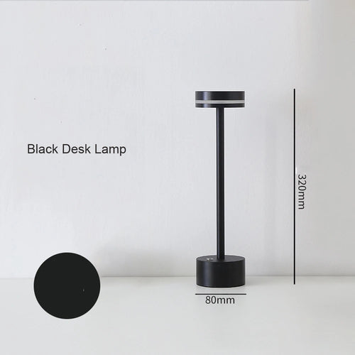 Lampe de Table pour chambre à coucher rechargeable LED interrupteur tactile lampe de bureau pour Restaurant lumières rechargeables USB-C lampe de Table de charge - vue 5 sur 12