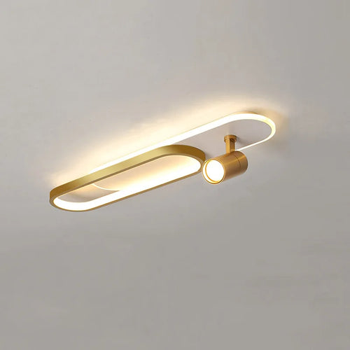 lampe de plafond moderne à leds avec projecteur décoratif - vue 4 sur 12