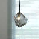 lustre nordique en verre lave glace forme créative rétro