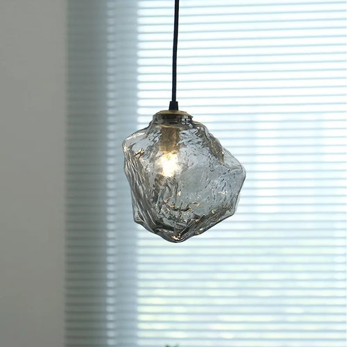 lustre nordique en verre lave glace forme créative rétro - vue 2 sur 9
