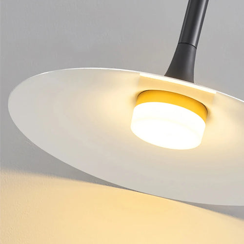 Suspension design LED conique arrondi Noir - vue 6 sur 6
