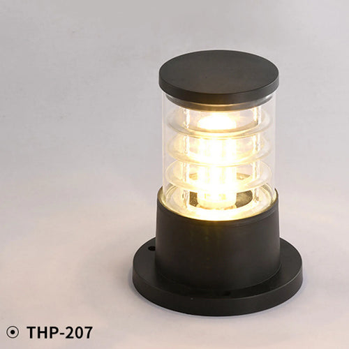 Lampe 10.5X20cm E27 voie lumière jardin extérieur étanche ABS paysage intelligent cour pelouse lampadaire lumières lampe décoration pas d'ampoule - vue 2 sur 6