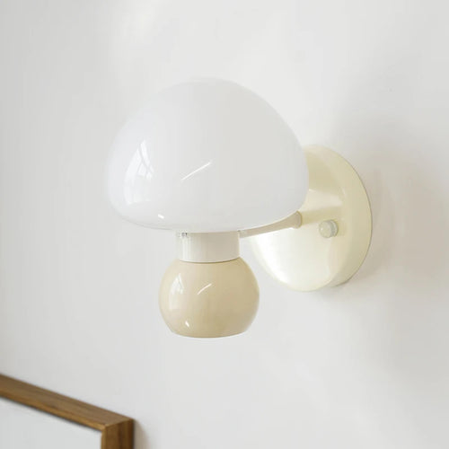applique murale décorative en forme de champignon pour chevet - vue 5 sur 6