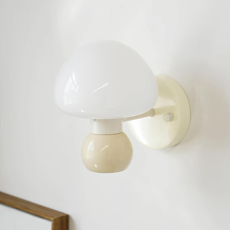 applique murale décorative en forme de champignon pour chevet - vue 4 sur 6