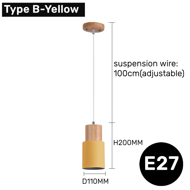 suspension Minimalisme moderne LED colorée Art - vue 14 sur 16