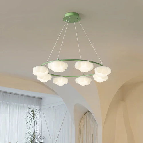 lustre en forme de nuage avec télécommande pour enfants - vue 2 sur 14
