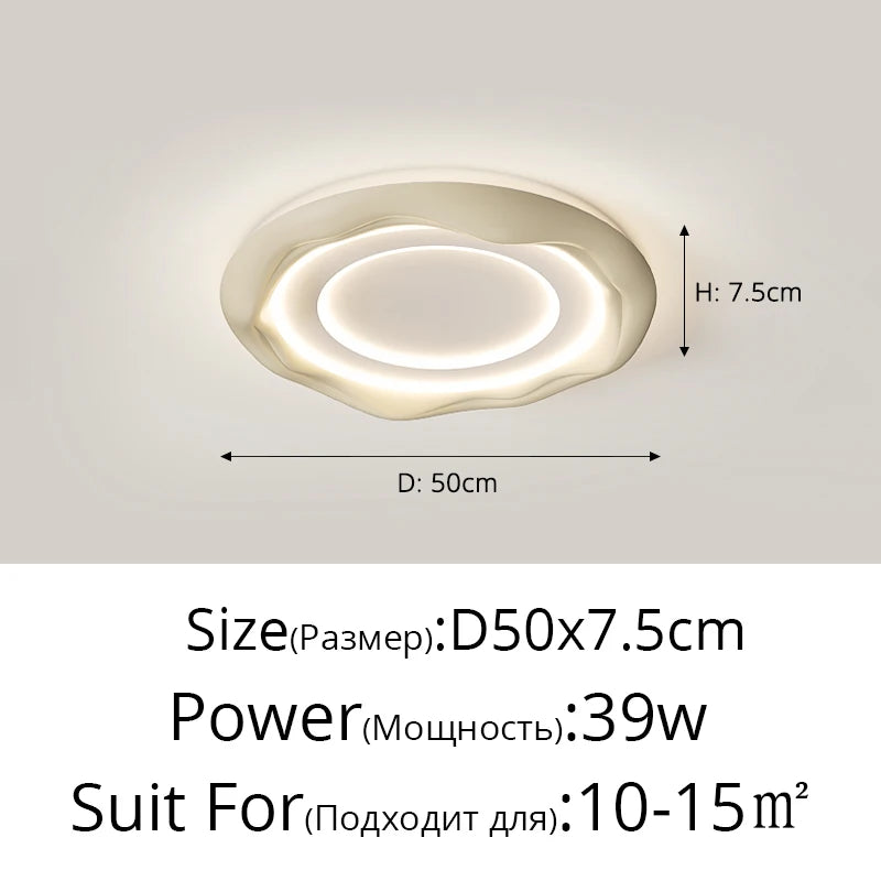 plafonniers à led modernes pour un éclairage intérieur créatif - vue 11 sur 14