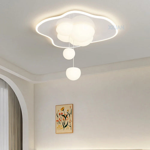 lustre romantique à bulles pour salon et bureau - vue 4 sur 19