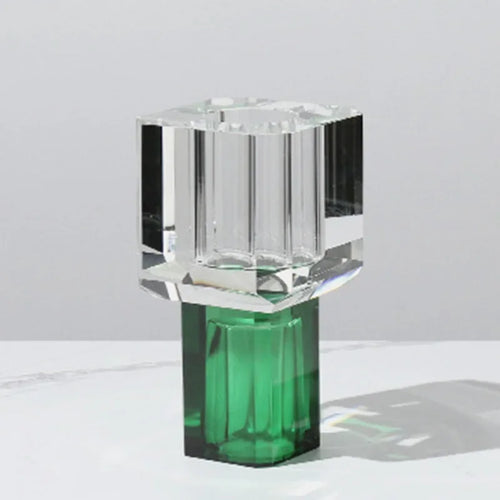 vase en verre cristal transparent pour décoration florale - vue 11 sur 11