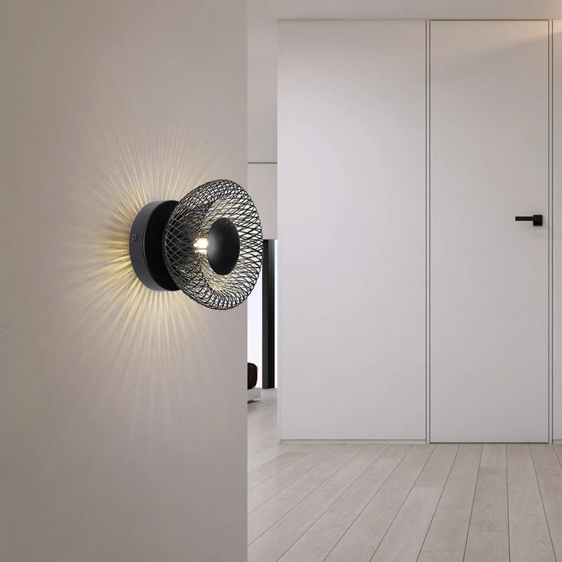 applique murale en fer design corne italienne pour décoration intérieure à led - vue 4 sur 11