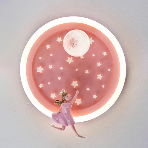 plafonnier mignon pour chambre enfant licorne astronaute décoratif - vue 7 sur 9
