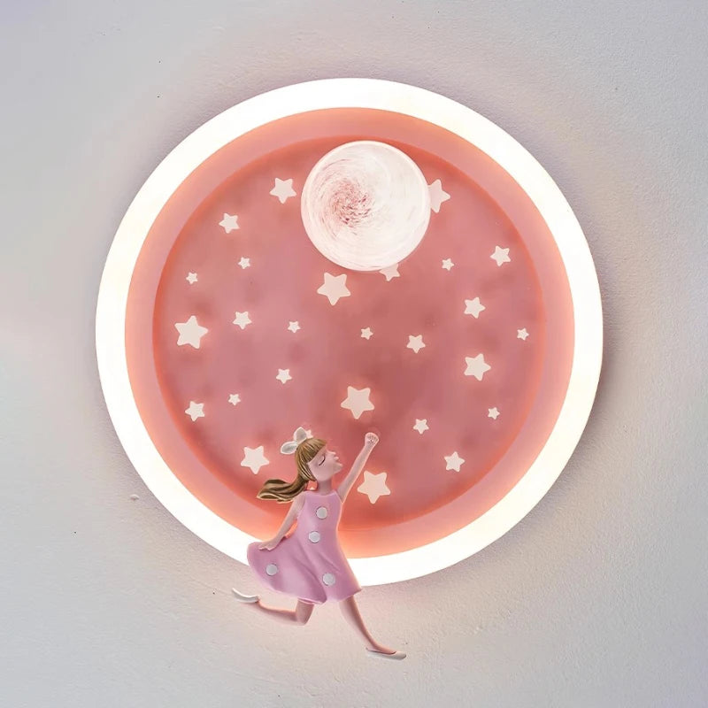 plafonnier mignon pour chambre enfant licorne astronaute décoratif - vue 6 sur 9