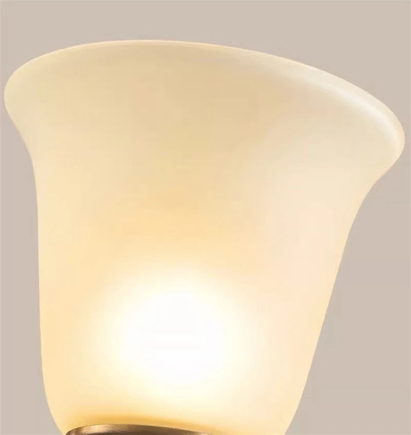 lustre nordique de luxe en cuivre style vintage industriel - vue 6 sur 12