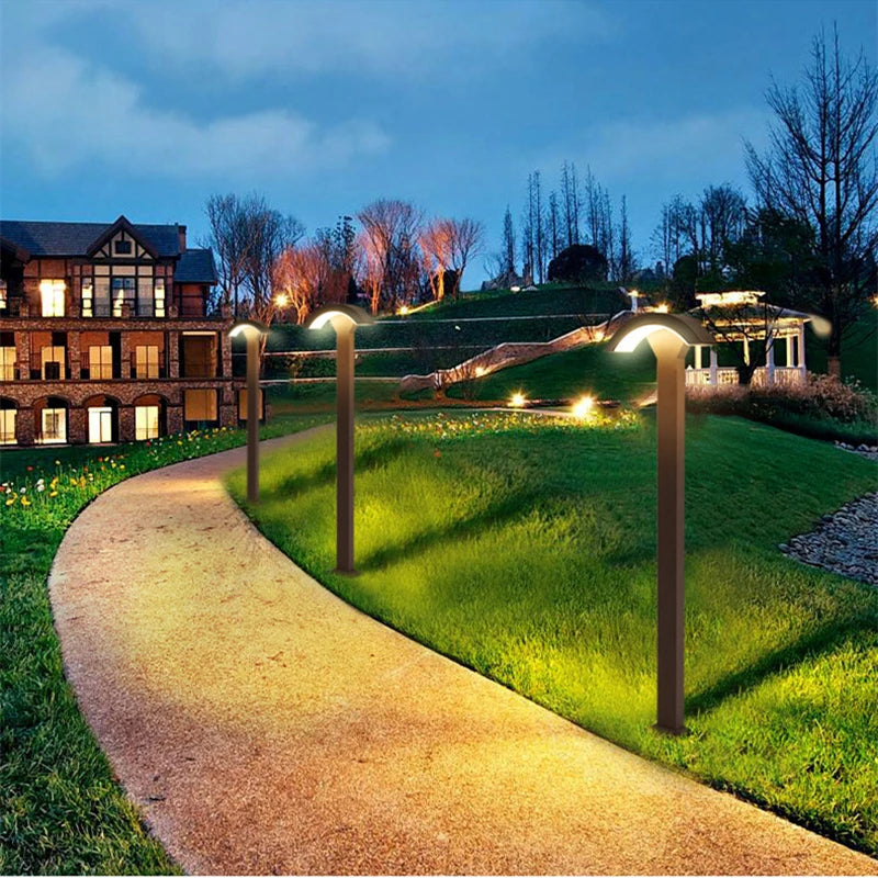 lampe led extérieure moderne pour jardin et cour - vue 4 sur 5