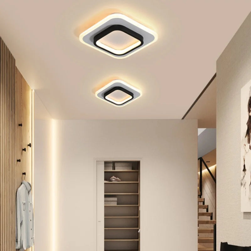plafonnier led moderne design nordique éclairage créatif unique - vue 4 sur 8