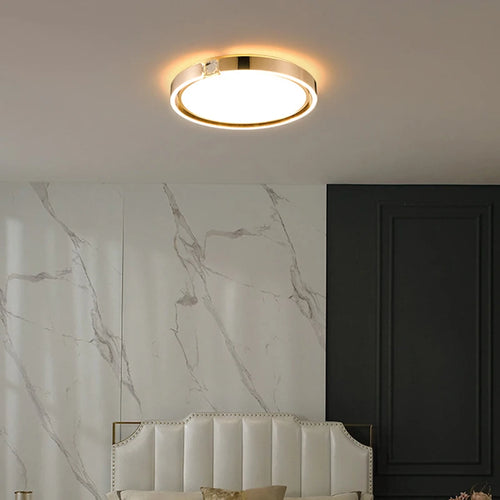 plafonnier moderne à anneau design luxe pour intérieur - vue 3 sur 12