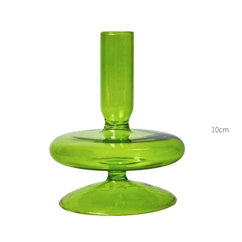 bougeoirs nordiques en verre pour mariage et cadeaux décoratifs - vue 14 sur 16