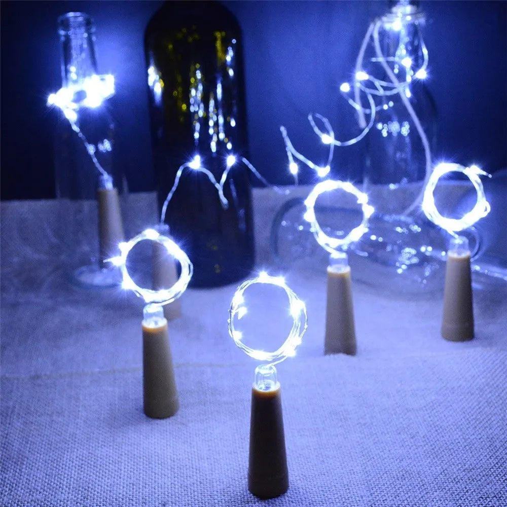 lot de 10 guirlandes lumineuses led pour décorations festives - vue 3 sur 8