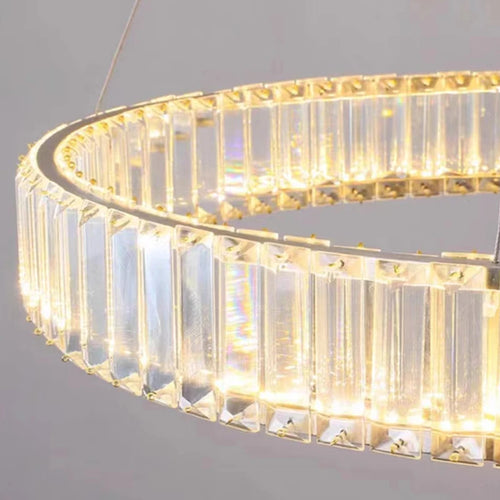 lustre moderne en cristal design haut de gamme pour intérieur élégant - vue 6 sur 11