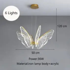 suspension design en acrylique pour décoration moderne de luxe - vue 11 sur 21