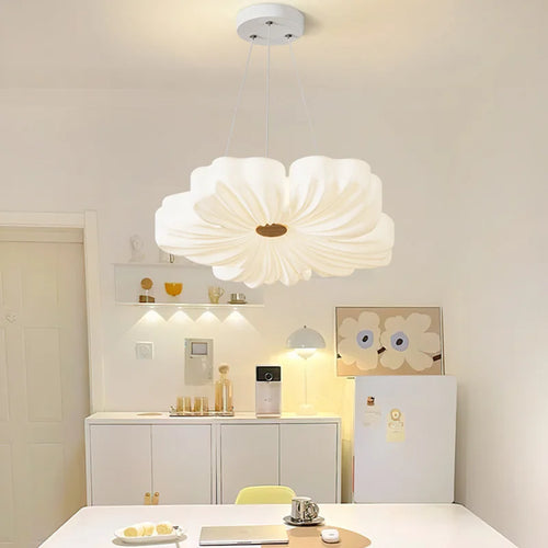 plafonnier moderne à leds en forme de fleur pour décoration intérieure - vue 5 sur 12