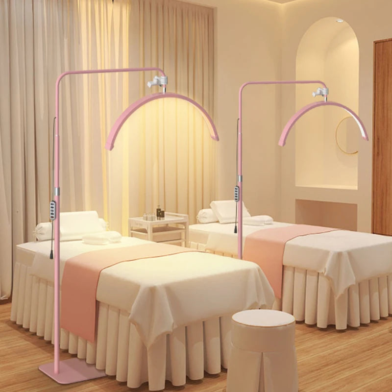 lampe led demi-lune pour soins des yeux et beauté rotative en forme de u - vue 9 sur 9