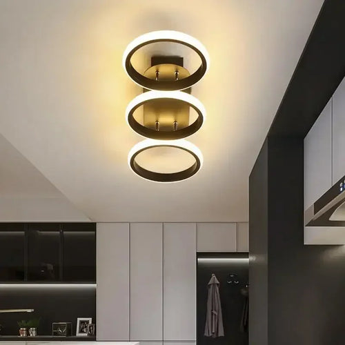 lustre moderne à leds pour décoration intérieure plafonniers - vue 2 sur 10