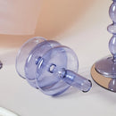 bougeoirs en verre pour décoration de mariage et cadeau Noël