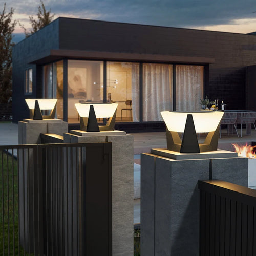 lampe solaire à led pour jardin et extérieur décoratif - vue 5 sur 12