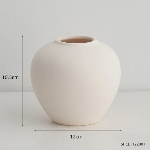 vase en céramique pour décoration florale nordique élégante - vue 11 sur 11
