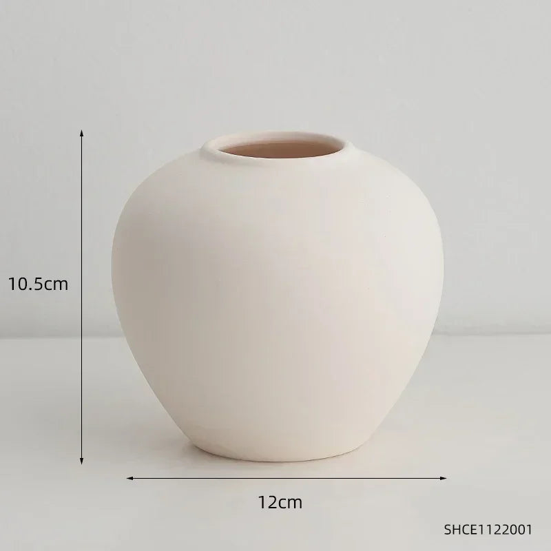 vase en céramique pour décoration florale nordique élégante - vue 10 sur 11