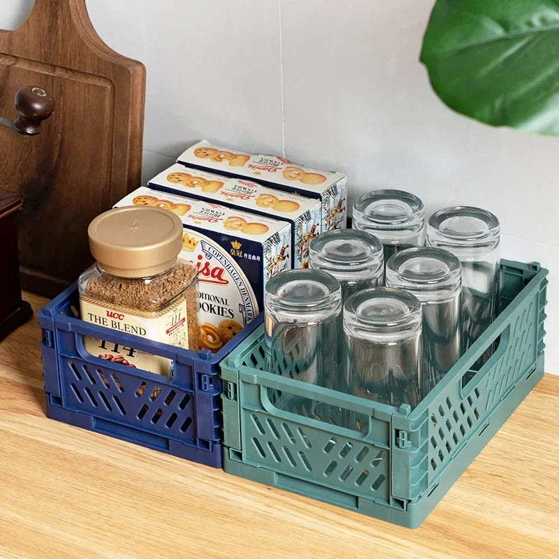 caisse de rangement pliable empilable pour la maison - vue 4 sur 10