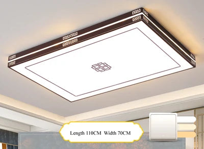 lustre rectangulaire à led pour éclairage intérieur moderne - vue 15 sur 14