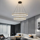 lustre led circulaire minimaliste dimmable éclairage rmodern