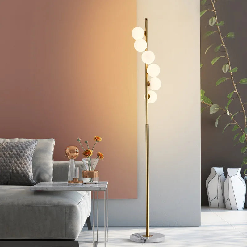lampe à poser en verre spirale pour décoration intérieure - vue 2 sur 6