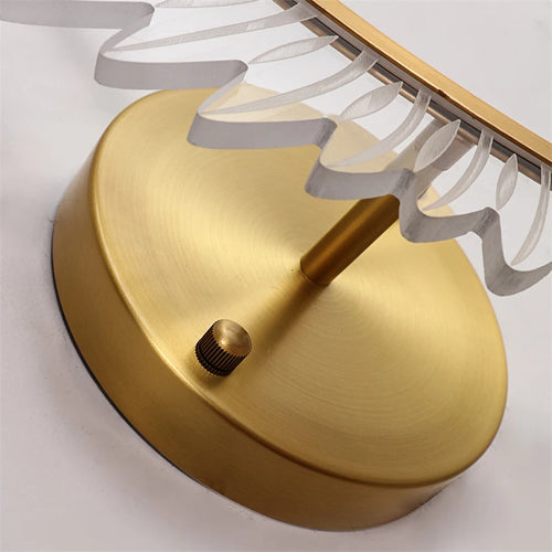 applique murale nordique art moderne plume luxe décor aile - vue 5 sur 9