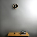 applique murale rétro en corde de chanvre pour intérieur
