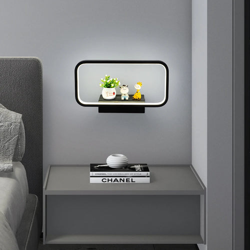 applique murale moderne tactile avec variateur et charge usb sans fil - vue 2 sur 10