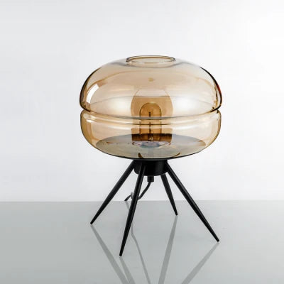 lampe de table led nordique moderne en verre pour décoration nocturne - vue 10 sur 10