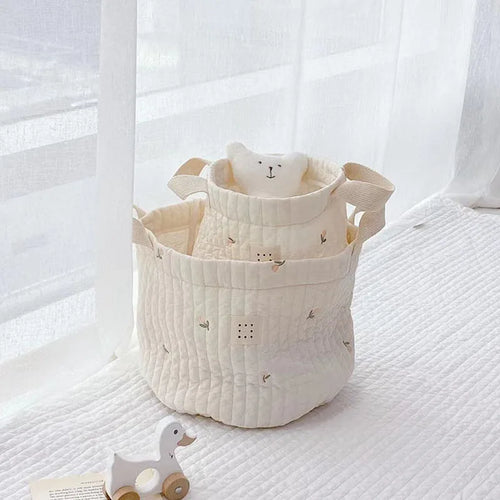 sac de rangement polyvalent pour couches vêtements et jouets - vue 3 sur 12